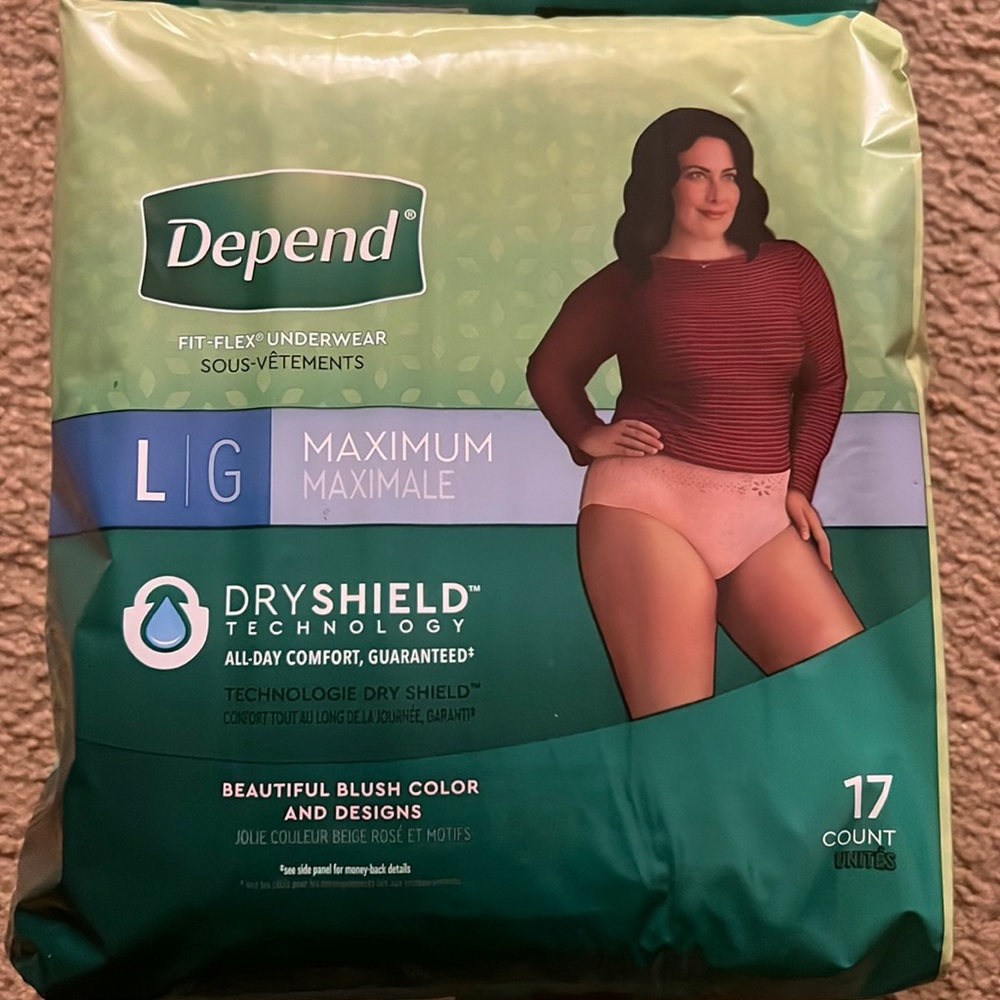 Ladies Depends Underwear’s